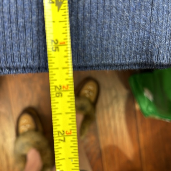 Tommy Bahama Men's Cashmere Blue Full Zipper Sweater with Elbow Patches - Picture 8 of 10